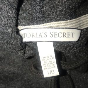 Victoria's Secret Tops - Victoria’s Secret slit neck pull-over hoodie Victoria's Secret Tops - Victoria’s Secret slit neck pull-over hoodie